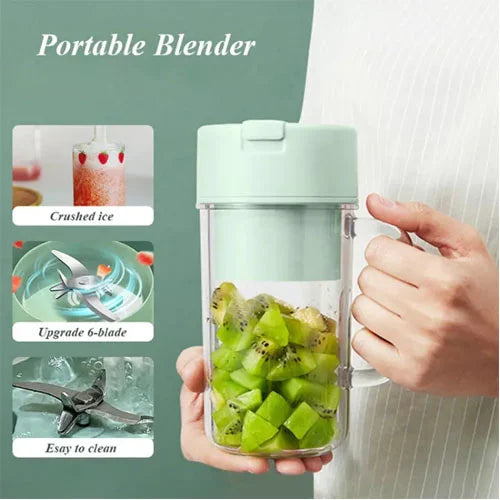 Portable Mug Juicer Blender With Straw