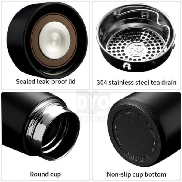 Smart Thermos Water Bottle Led Digital Temperature Display Stainless Steel