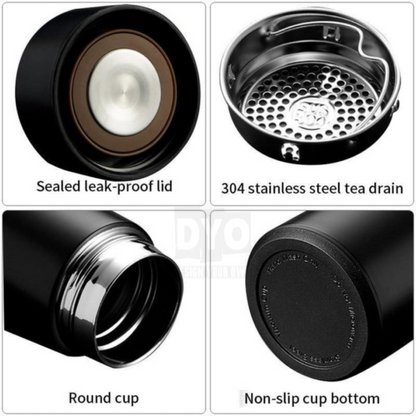 Smart Thermos Water Bottle Led Digital Temperature Display Stainless Steel