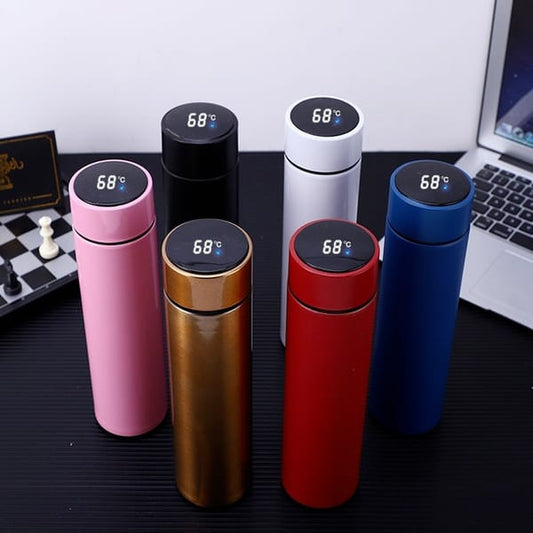 Smart Thermos Water Bottle Led Digital Temperature Display Stainless Steel