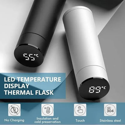 Smart Thermos Water Bottle Led Digital Temperature Display Stainless Steel