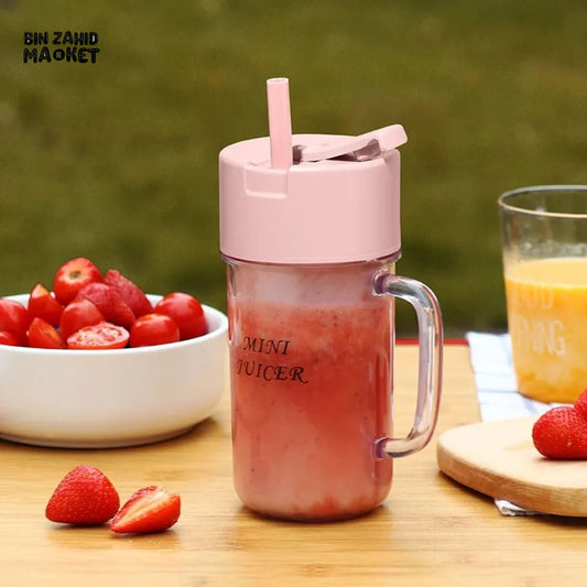Portable Mug Juicer Blender With Straw